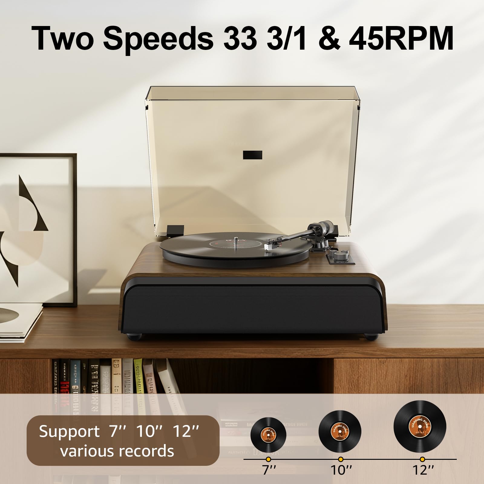 RetroAudio Vinyl Record Player T22