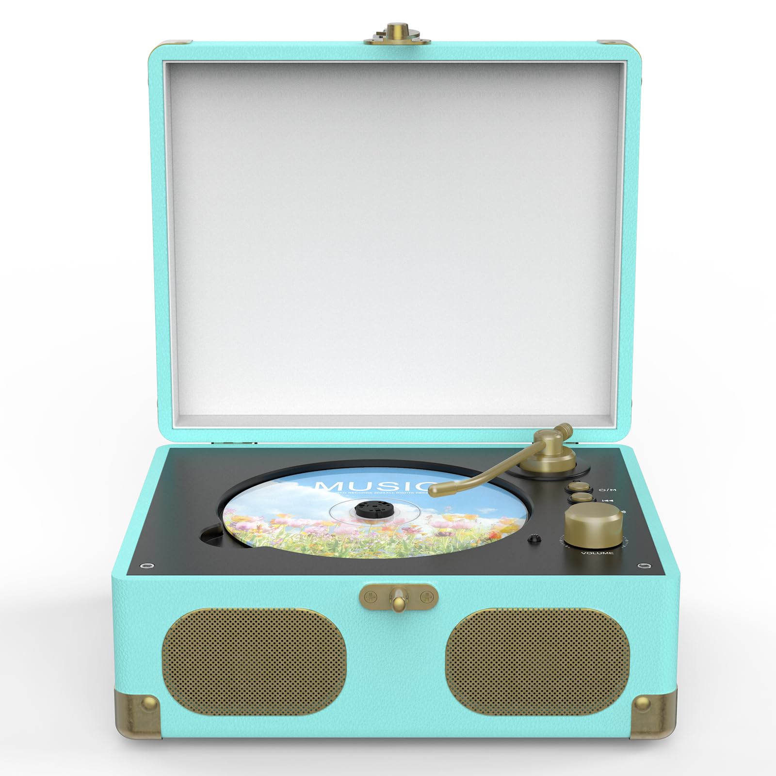 RtroAudio CD Player with Speakers Retro Portable CD Players for Home